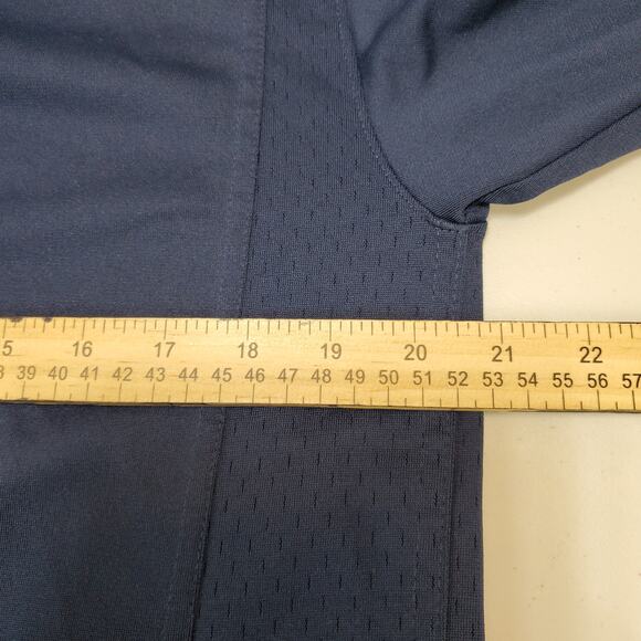 Seattle Seahawks Shirt Womens XL 18/20 Football Jersey On Field Wilson #3 Blue - Picture 3 of 12